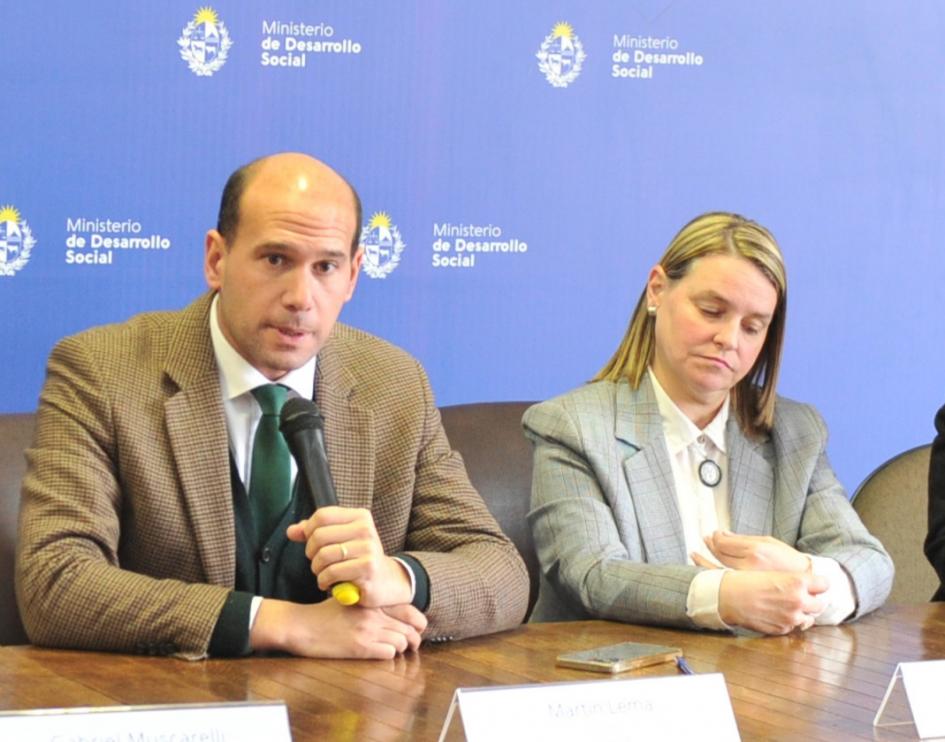 Ministro Martin Lema y Subsecretaria Andrea Brugman Ministro Martin Lema y Subsecretaria Andrea Brugman
