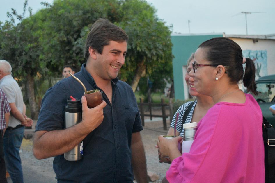 Inauguración luces led para 25 de Agosto ´´