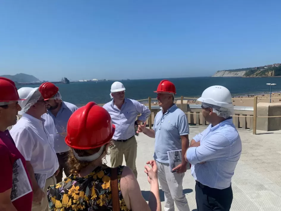 Intendente Lopez visitó el municipio de Getxo en el pais Vasco
