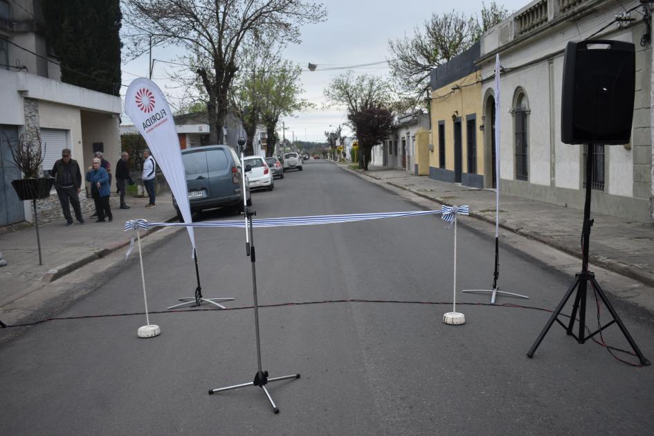 Inauguracion pavimentación ´´
