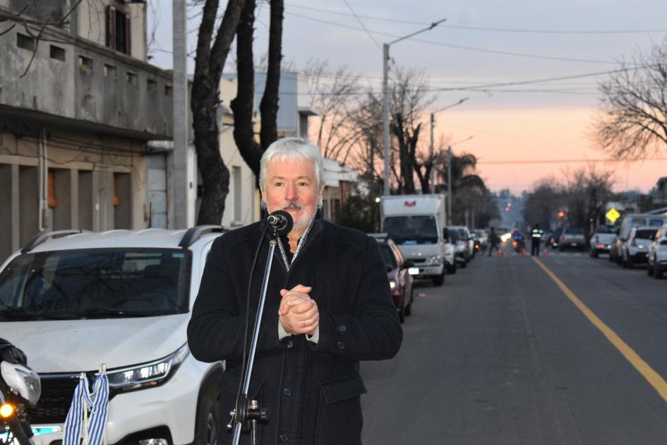 Inauguración obras en calle Sierra ´´