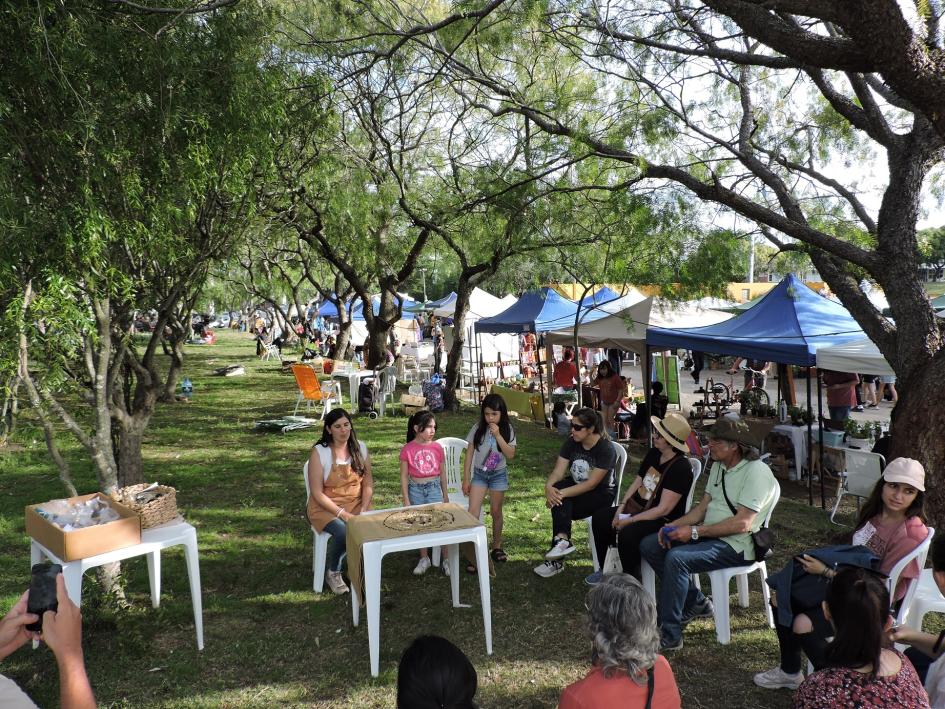 Cientos de visitantes recorrieron la 7ma. Feria Verde este domingo