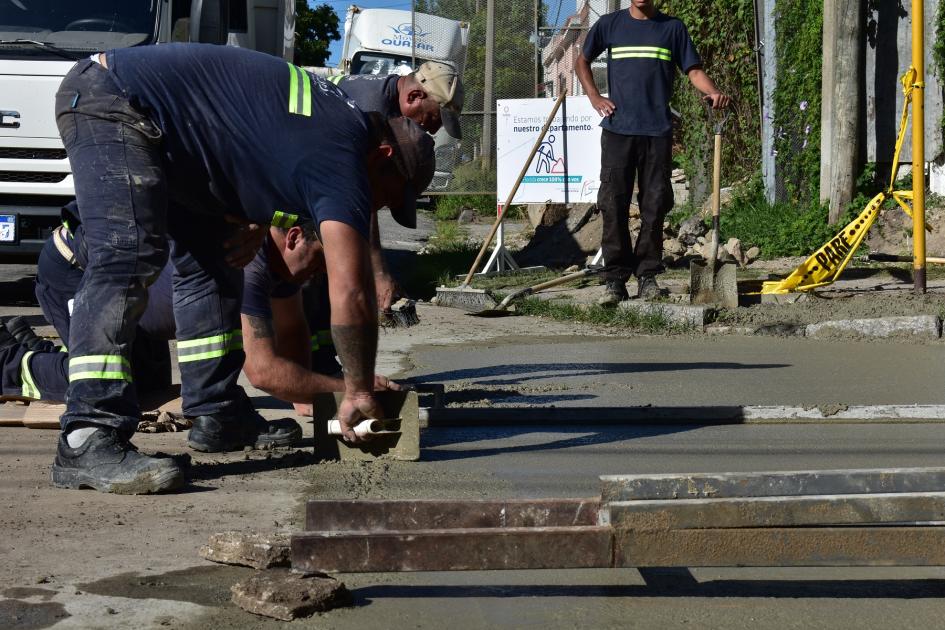 Reparación de hormigón de calle Independencia