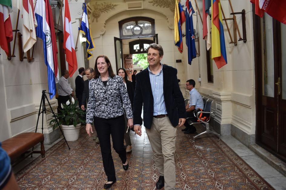 Visita de Embajadora de EEUU ´´