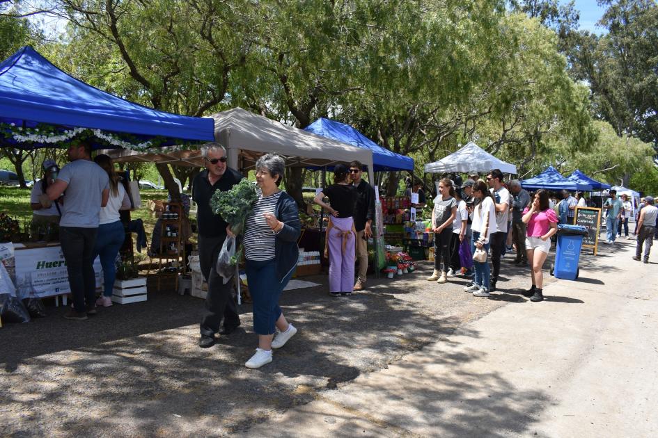 Cientos de visitantes recorrieron la 7ma. Feria Verde este domingo