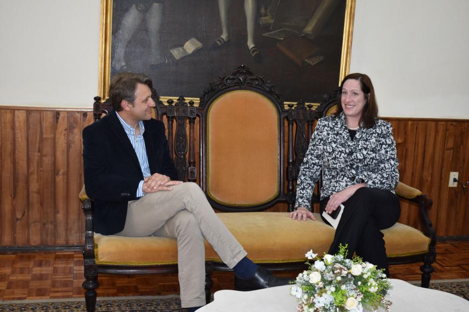 Visita de Embajadora de EEUU ´´