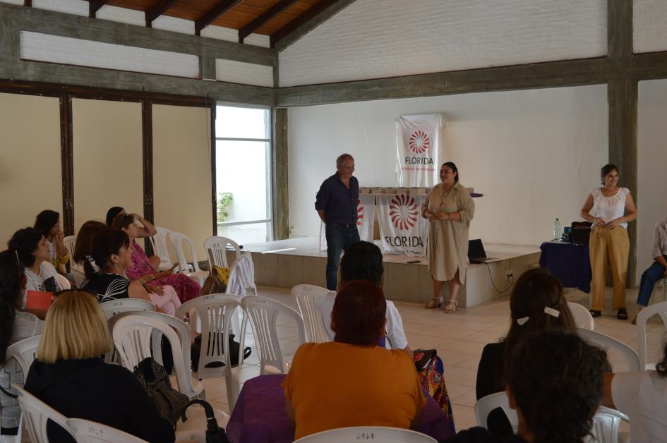 Taller y charla de intercambio con funcionarias de la IDF