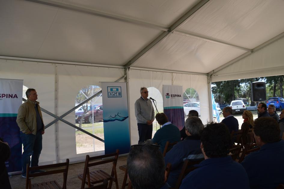 Inauguración de obras de la Planta de Tratamiento de Aguas Residuales de Florida