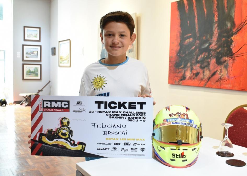 Feliciano Bruschi participará del mundial de Karting en Bahrein
