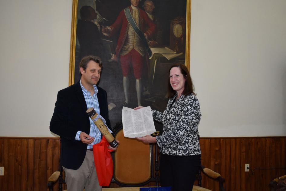 Visita de Embajadora de EEUU ´´