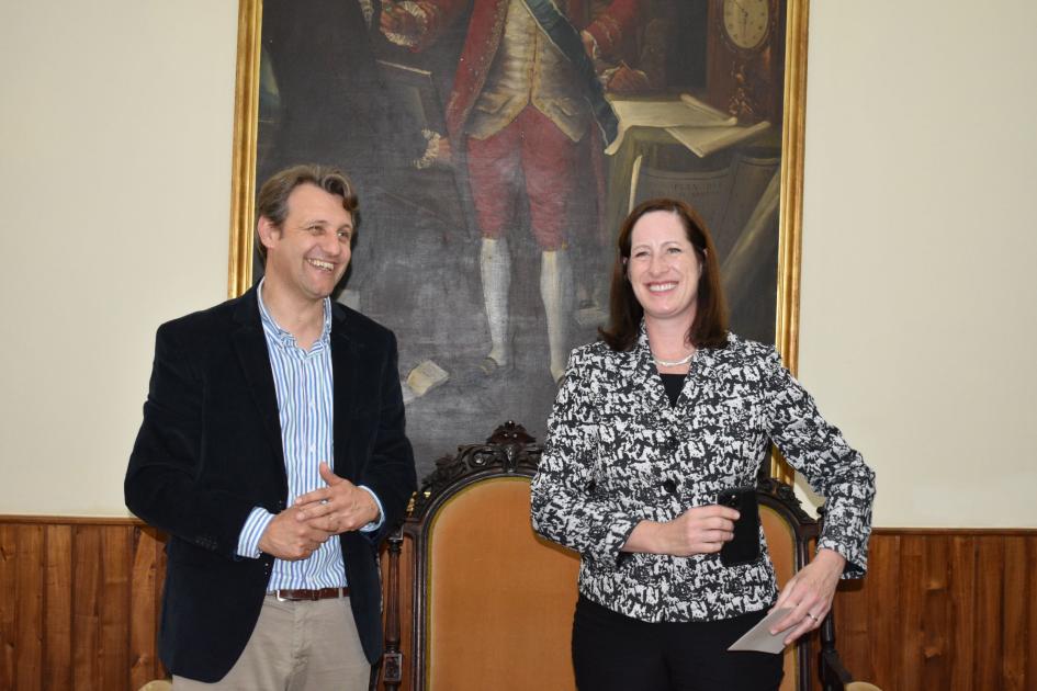 Visita de Embajadora de EEUU ´´
