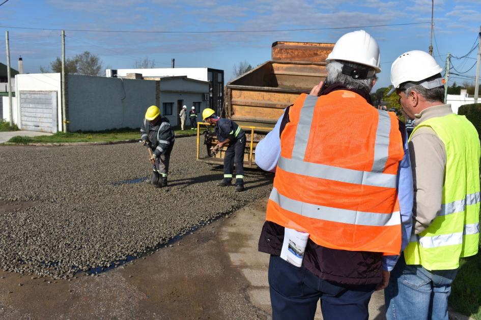 Varios frentes de obra en capital e interior