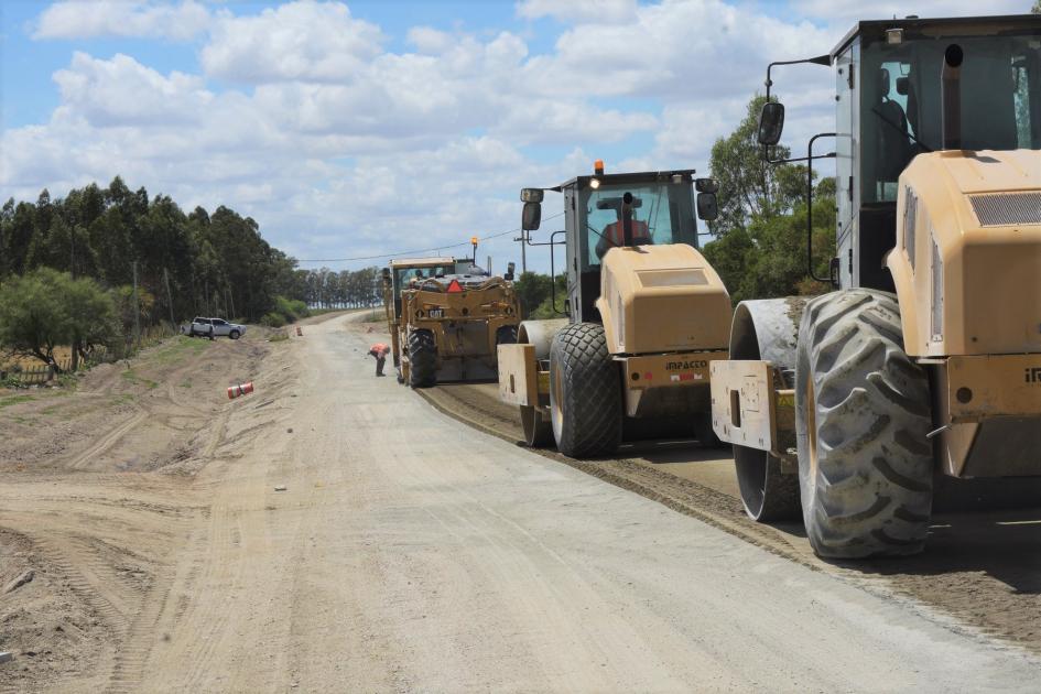 Avanzan obras en Ruta 58 Avanzan obras en Ruta 58