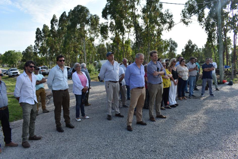Se inauguraron nuevas obras del plan 100% bitumen en Chamizo