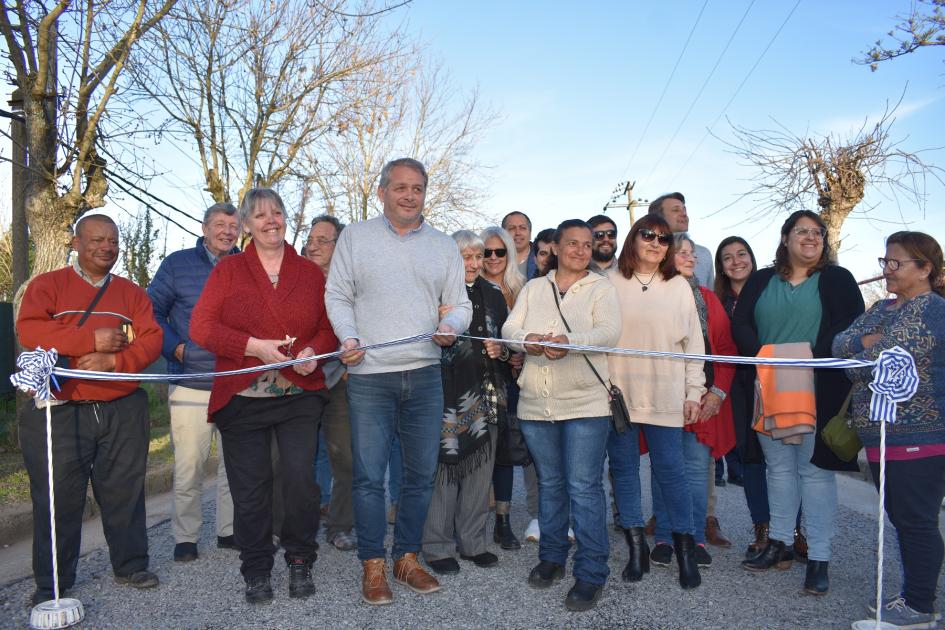 Se inauguraron nuevas obras del plan 100% bitumen en Cardal