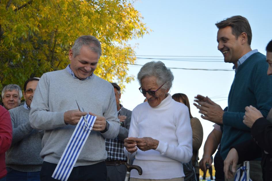 Inauguración de obras en barrio Corralón del Tigre