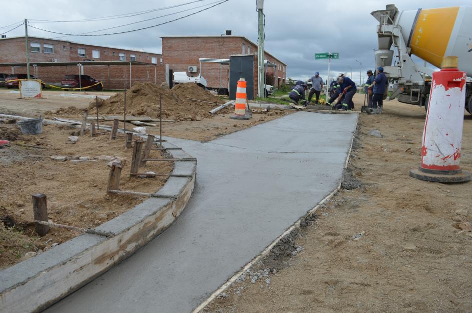 Avanzan obras en la localidad de Chamizo y en Barrio Mascheroni de Florida