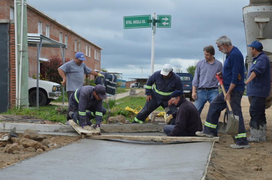 Avanzan obras en la localidad de Chamizo y en Barrio Mascheroni de Florida