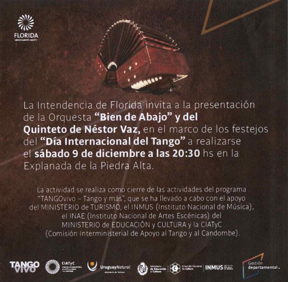 “Día Internacional del Tango” en Florida “Día Internacional del Tango” en Florida