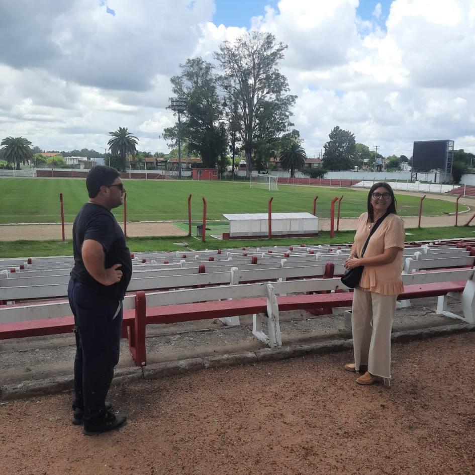 Delia Mutay recorrió diversos puntos de la ciudad de Florida e interior