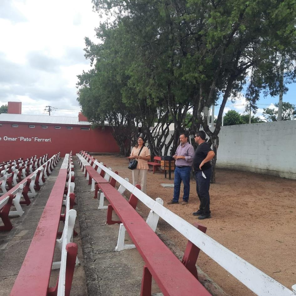 Delia Mutay recorrió diversos puntos de la ciudad de Florida e interior