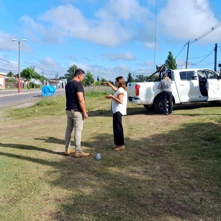 Delia Mutay recorrió diversos puntos de la ciudad de Florida e interior Delia Mutay recorrió diversos puntos de la ciudad de Florida e interior