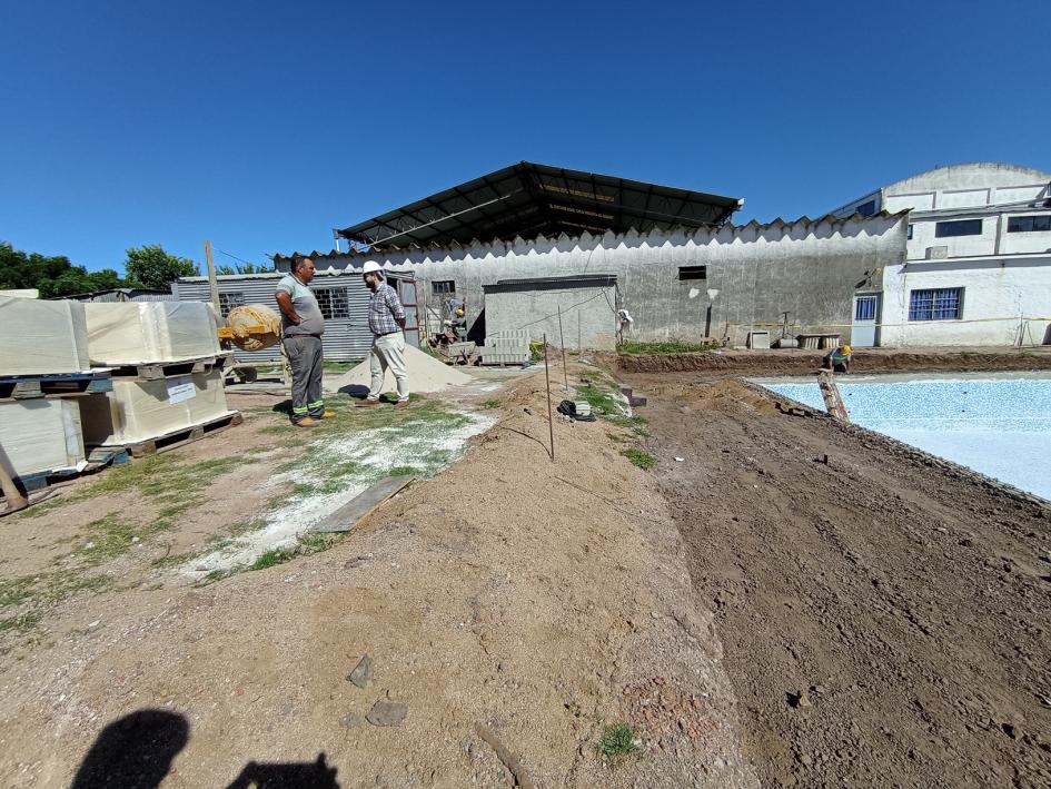 Arq. Facundo Urbàn recorrió obras en Casupá y Fray Marcos Arq. Facundo Urbàn recorrió obras en Casupá y Fray Marcos