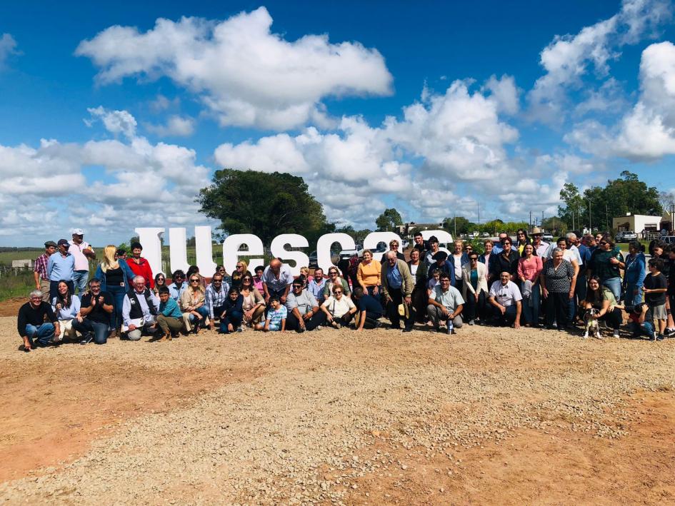 Inauguración letras corporeas en ILLESCAS ´´