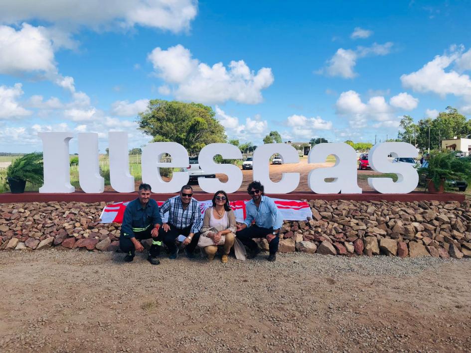 Inauguración letras corporeas en ILLESCAS ´´