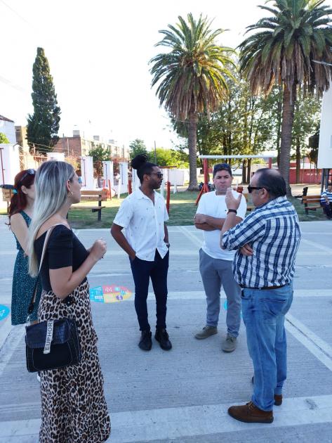 Entrega de aulas en el E.CC.OO. para capacitaciones de UTU en el área deportiva Entrega de aulas en el E.CC.OO. para capacitaciones de UTU en el área deportiva