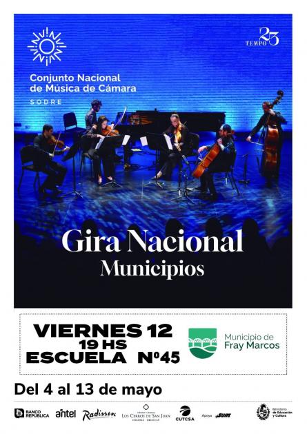 Conjunto Nacional de Música de Cámara del SODRE se presenta en Fray Marcos Conjunto Nacional de Música de Cámara del SODRE se presenta en Fray Marcos