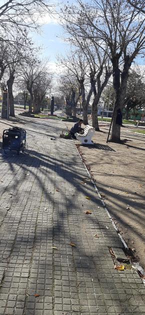 Trabajos en espacios públicos de capital en interior Trabajos en espacios públicos de capital en interior