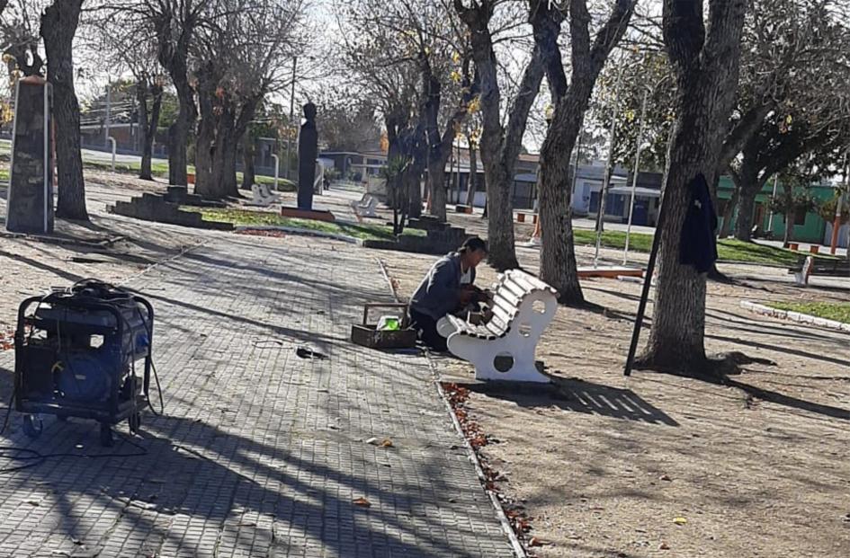 Trabajos en espacios públicos de capital en interior Trabajos en espacios públicos de capital en interior