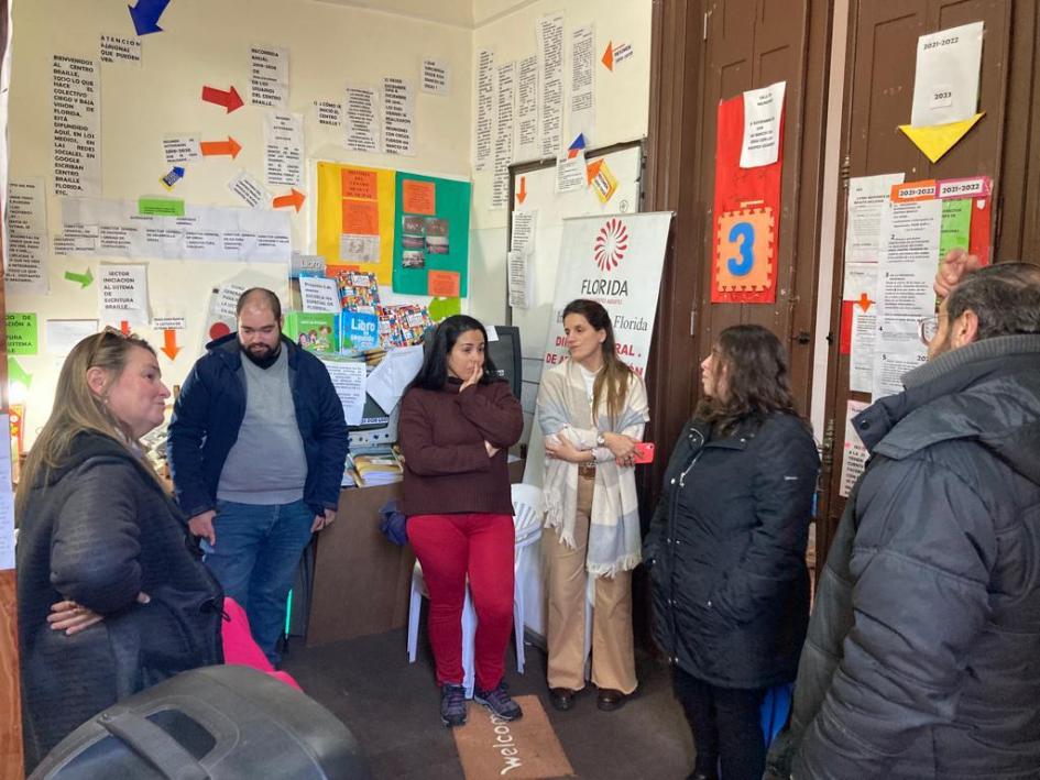 Centro Braille recibió a subsecretaria del MIDES Centro Braille recibió a subsecretaria del MIDES