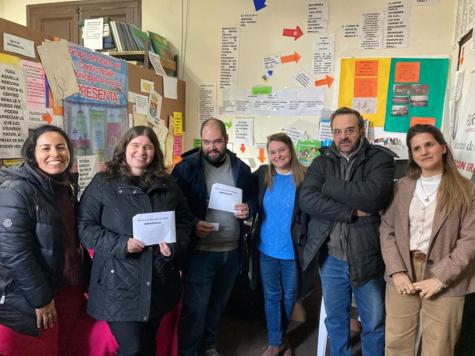 Centro Braille recibió a subsecretaria del MIDES Centro Braille recibió a subsecretaria del MIDES