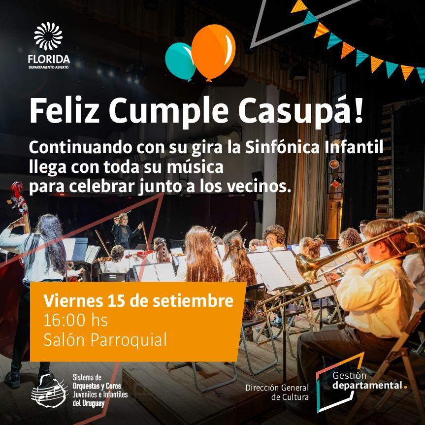 Sinfónica Infantil de Florida de presenta en Casupá Sinfónica Infantil de Florida de presenta en Casupá