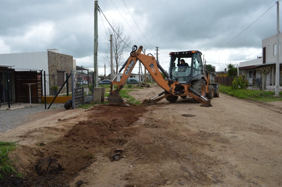 Avanzan obras en la localidad de Chamizo y en Barrio Mascheroni de Florida