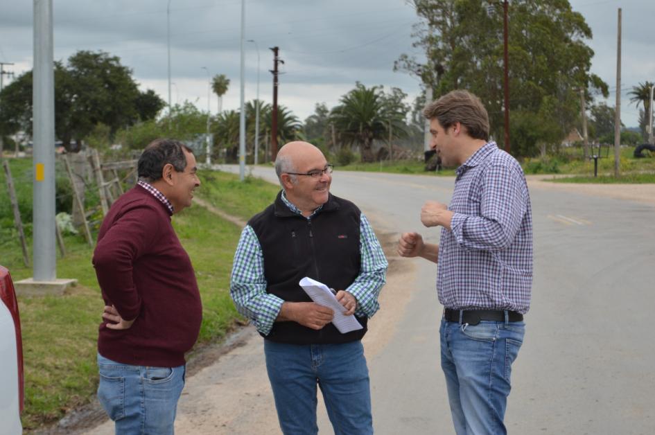 Avanzan obras en la localidad de Chamizo y en Barrio Mascheroni de Florida