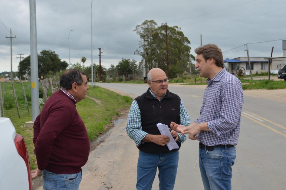 Avanzan obras en la localidad de Chamizo y en Barrio Mascheroni de Florida