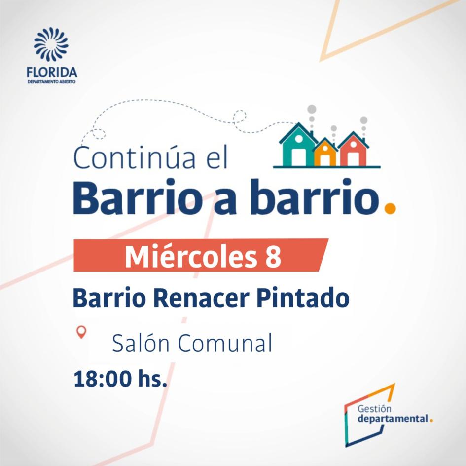 Continúa la gira Barrio a Barrio Continúa la gira Barrio a Barrio