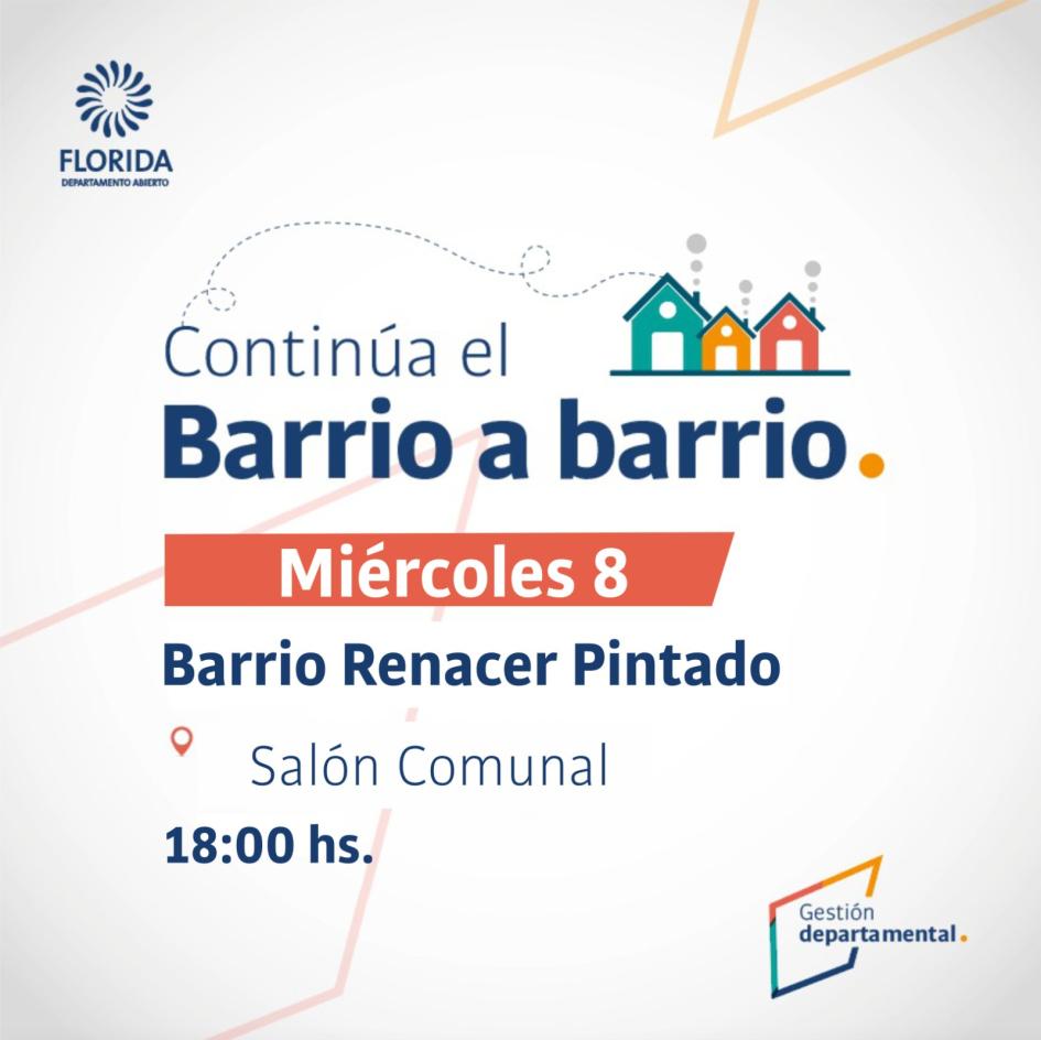 Continúa la gira Barrio a Barrio