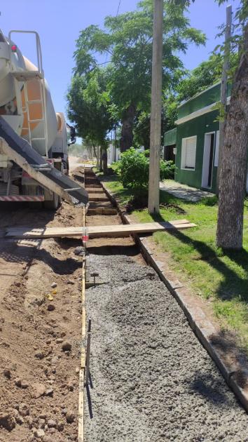 Avanzan obras en el interior