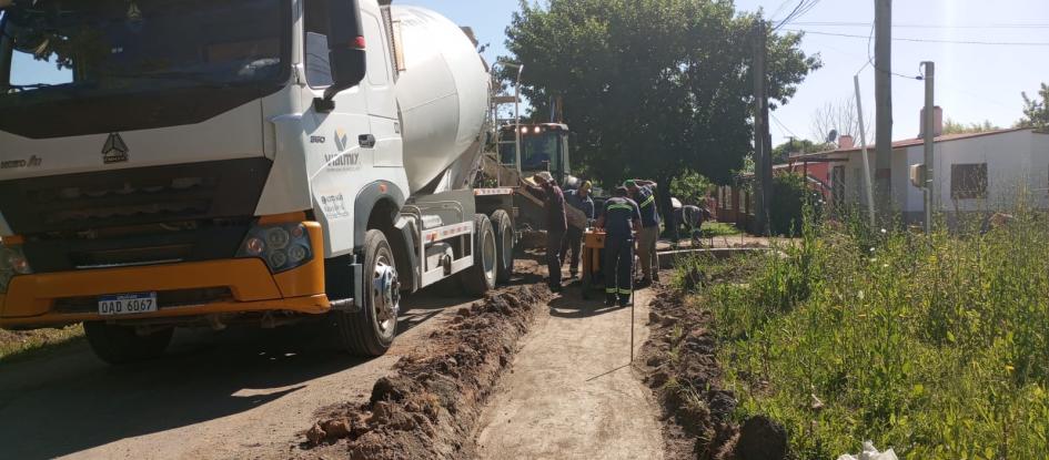 Avanzan obras en el interior