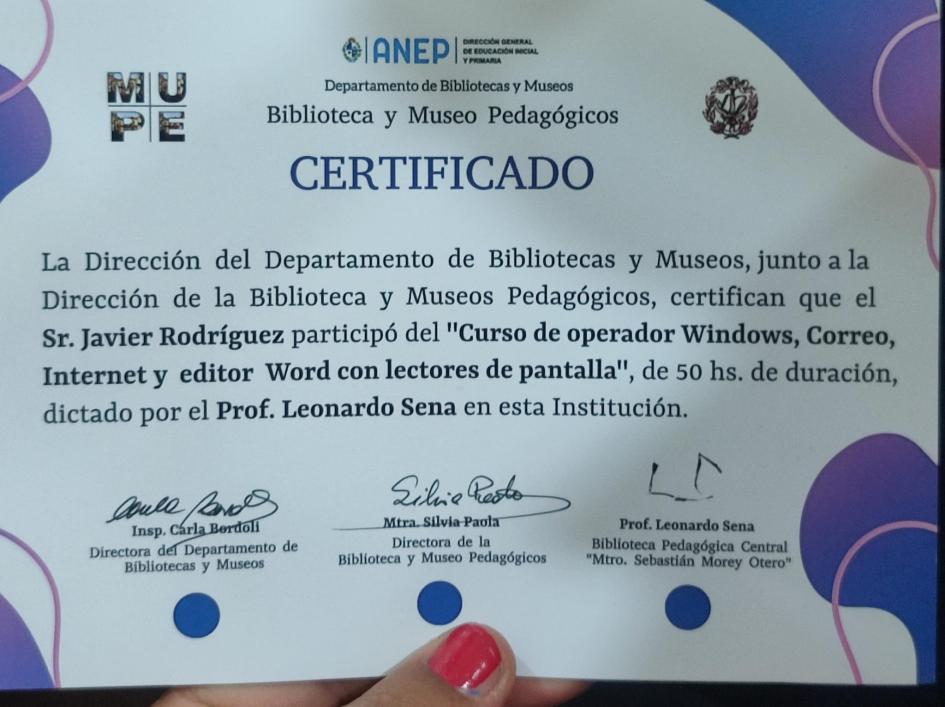 Centro Braille ''Alicia Pereyra Terra'', capacitarse para multiplicar Centro Braille ''Alicia Pereyra Terra'', capacitarse para multiplicar