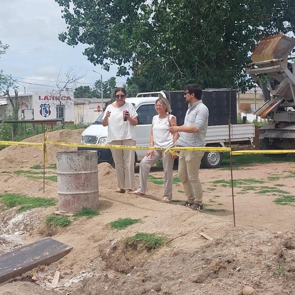 Delia Mutay visitó la ciudad de Casupá 