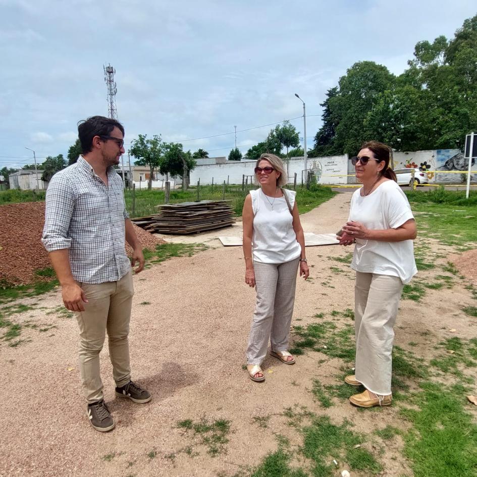 Delia Mutay visitó la ciudad de Casupá 