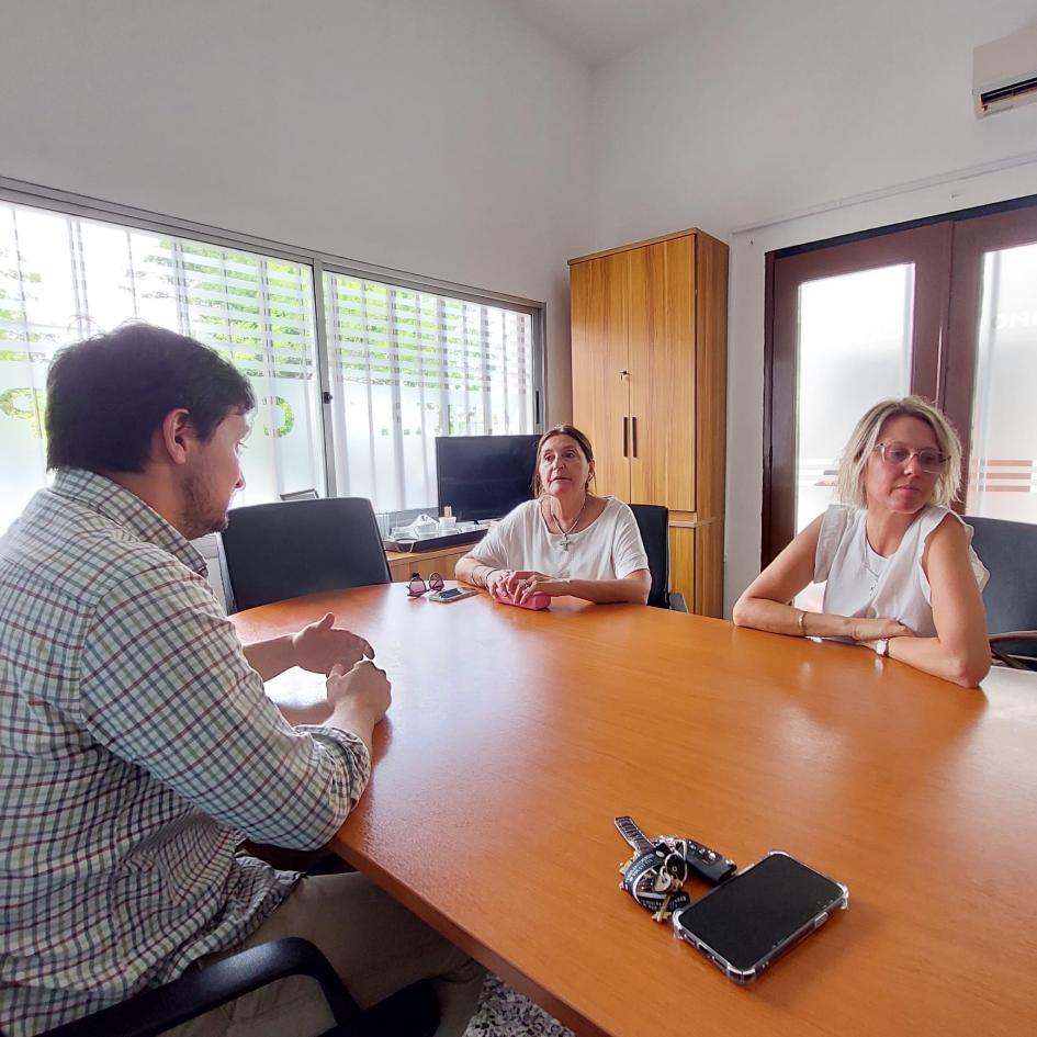 Delia Mutay visitó la ciudad de Casupá 