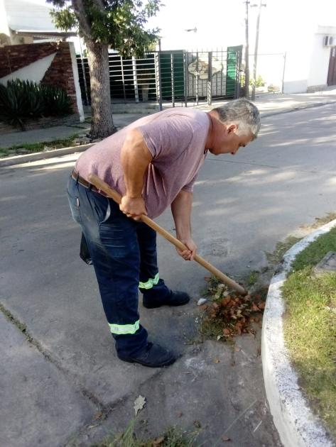 Trabajos en espacios públicos de la capital e interior