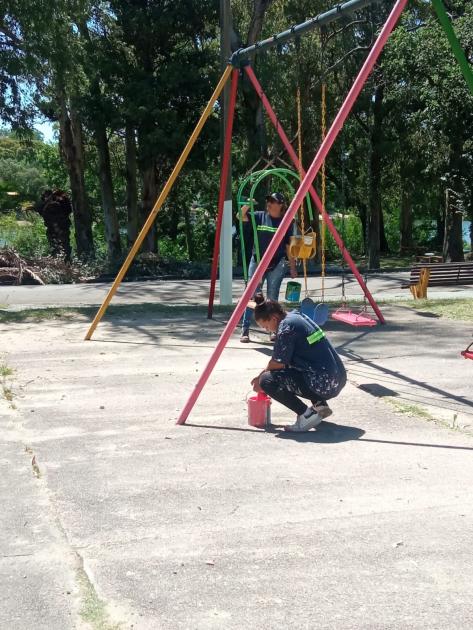 Trabajos en espacios públicos de la capital e interior Trabajos en espacios públicos de la capital e interior