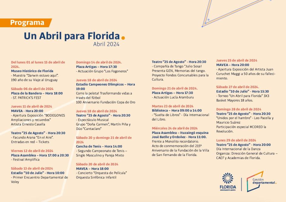Lanzamiento de "Un Abril para Florida" 2024 Lanzamiento de "Un Abril para Florida" 2024